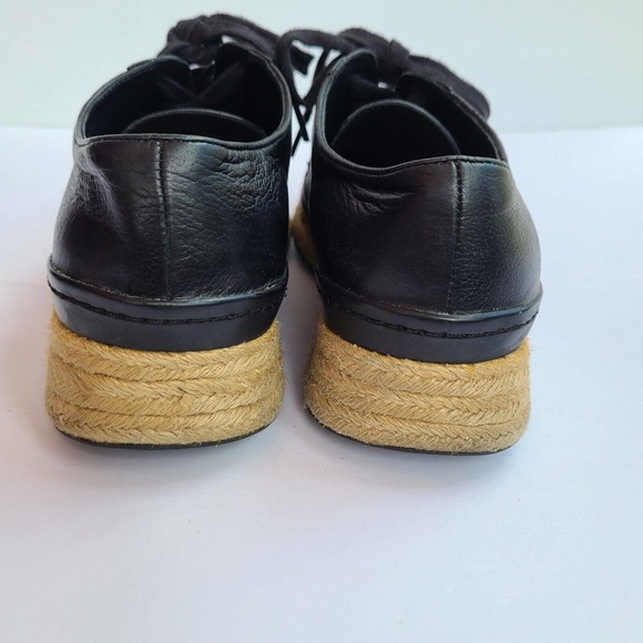 VINCE Rayner Leather Espadrille Lace Up‎ Sneakers Size 6.5 - Picture 9 of 12